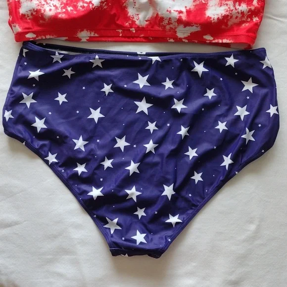 Adisputent high waist bikini womens XXL American flag - Picture 9 of 9